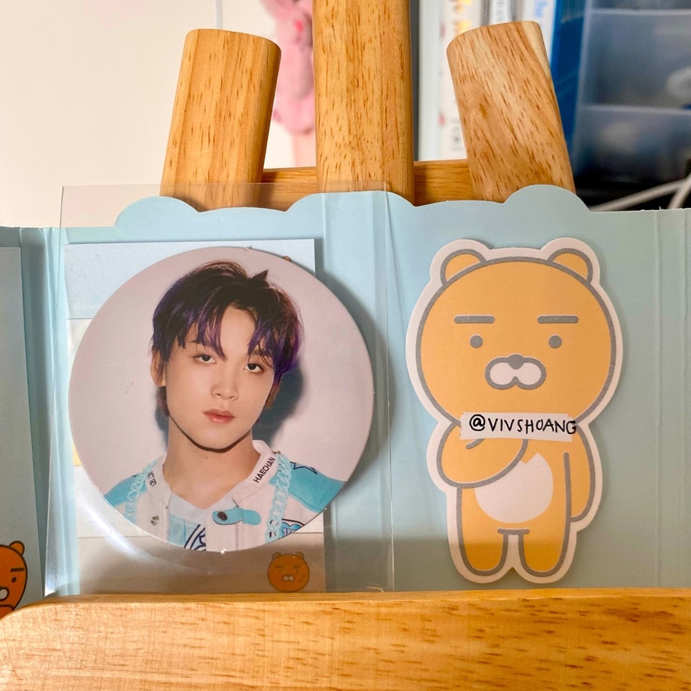 nct haechan punch circle card